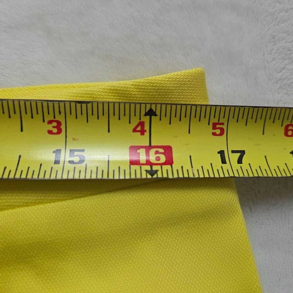 New 10 Banana Republic scalloped mini skirt in Lively Chartreuse - Picture 8 of 11